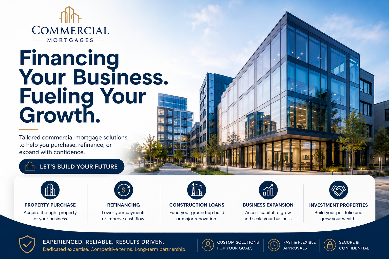 Commercial Mortgages — Financing Your Business. Fueling Your Growth.